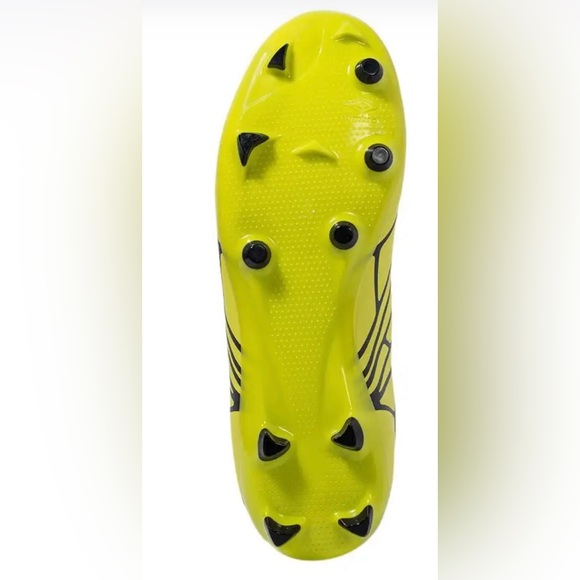 YELLOW UMBRO VELOCITA ALCHEMIST LEAGUE FG MEN'S SOCCER CLEATS - Picture 3 of 11